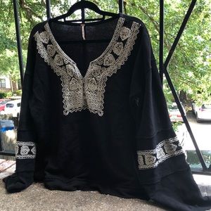 free people black tunic